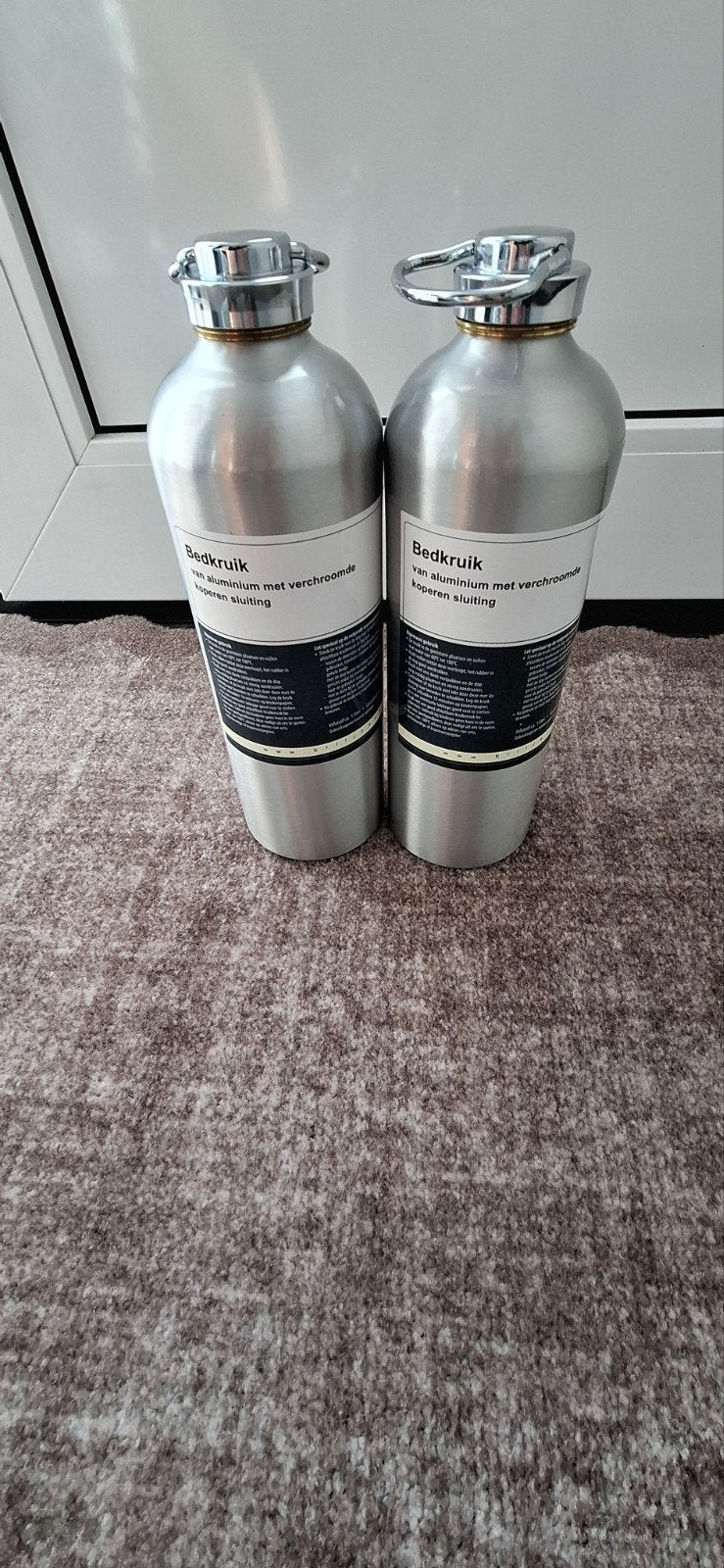 2 x aluminium kruiken van Prenatal, Kinderen en Baby's, Ophalen, Zo goed als nieuw, Overige typen, Prenatal