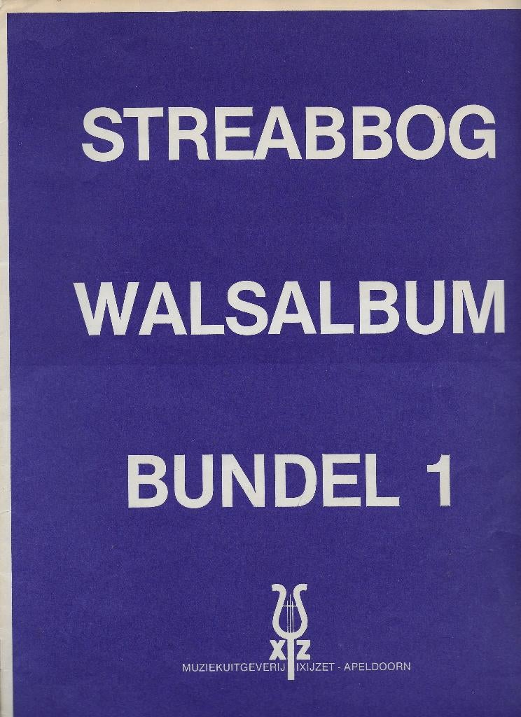 Bo281 bladmuziek walsalbum bundel 1 streabbog piano, Muziek en Instrumenten, Bladmuziek, Gebruikt, Klassiek, Ophalen of Verzenden