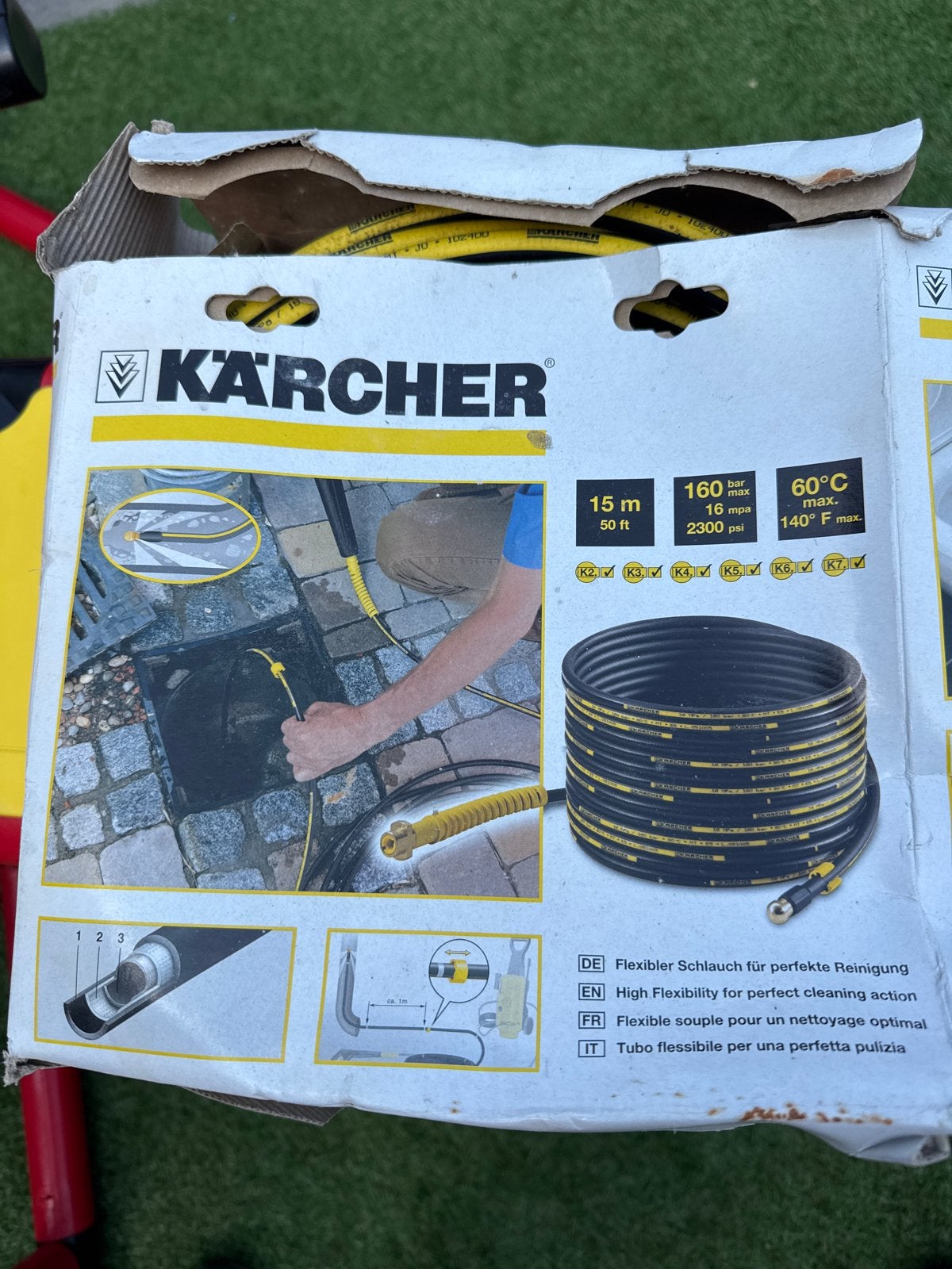 Kärcher flexibele riool/leiding ontstopper 15m, Ophalen of Verzenden, Gebruikt, Overige typen