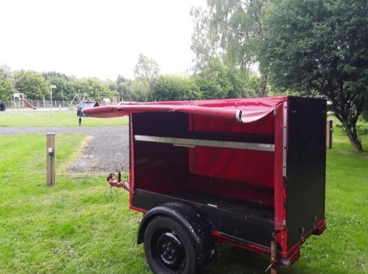 Bermkeuken, Caravans en Kamperen, Kampeeraccessoires, Ophalen, Gebruikt