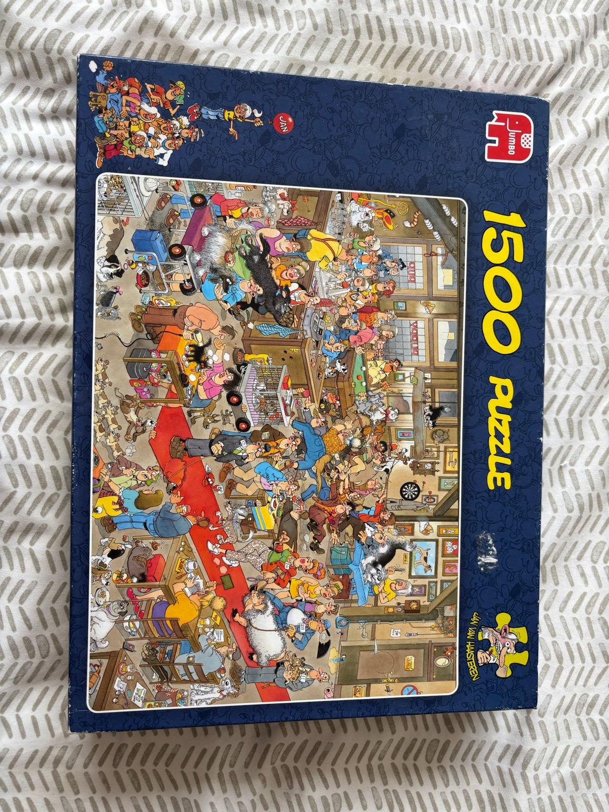 Jan van Haasteren 1500 stukjes - De Kermis, Ophalen, 500 t/m 1500 stukjes, Zo goed als nieuw, Legpuzzel