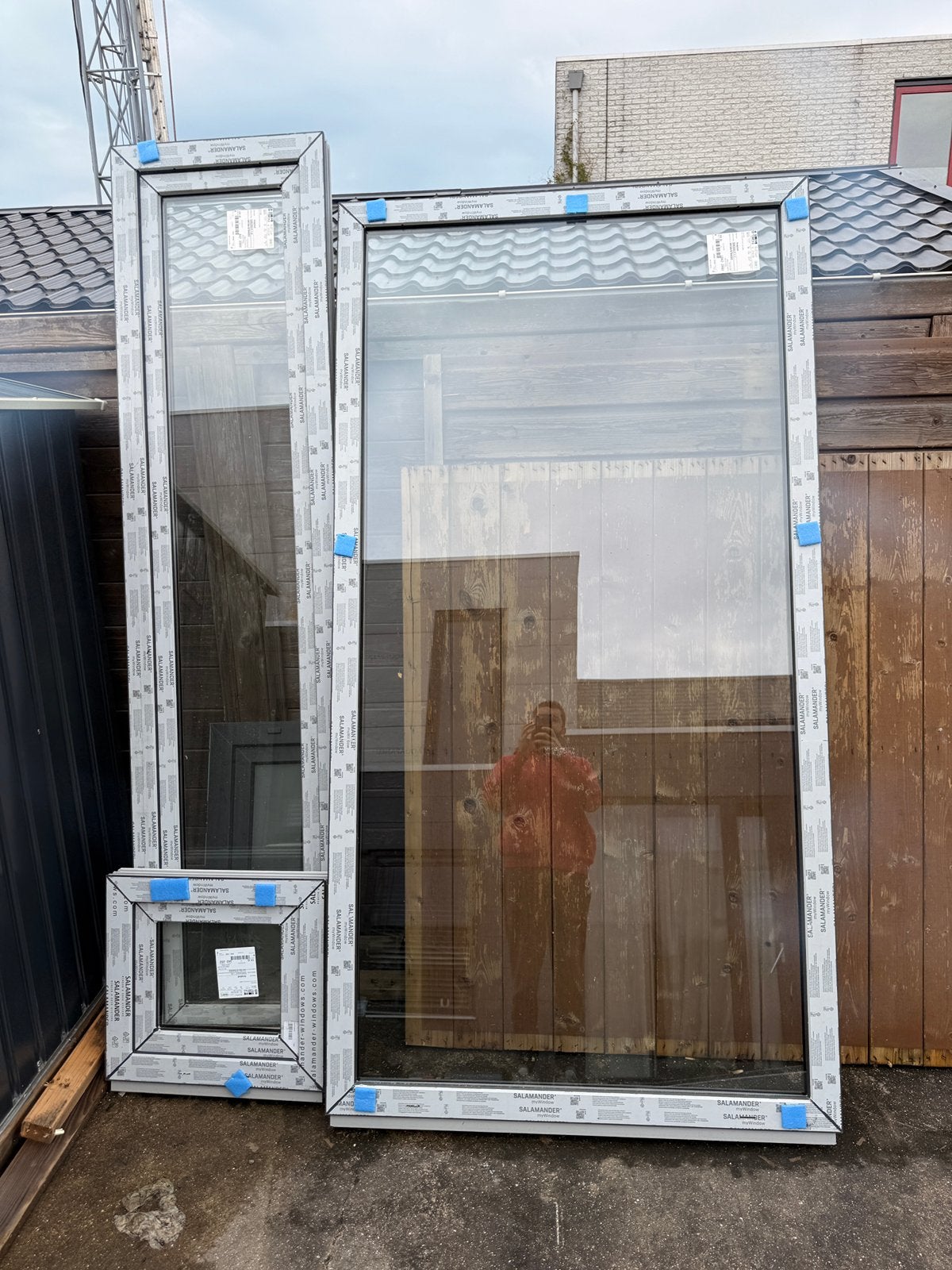 Kozijnen te koop 55bx230l, 116bx220l, 55bx50l, Raamkozijn, Nieuw, Hout, Ophalen