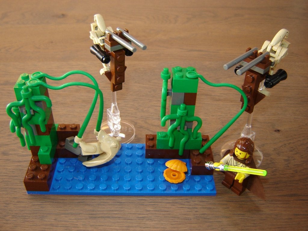 LEGO LEGOLAND NABOO SWAMP STAR WARS 7121  !!!!, Lego, Ophalen of Verzenden, Zo goed als nieuw, LEGOLAND
