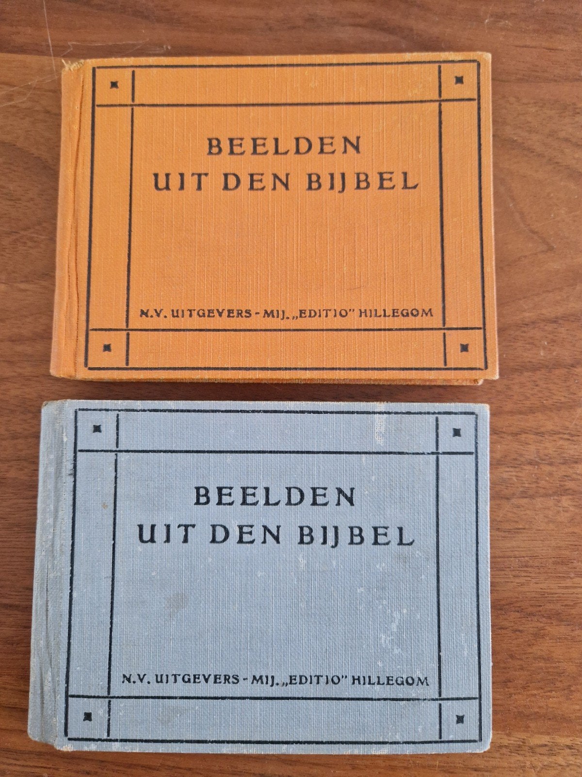 Unieke set antieke Bijbel-plaatjesalbums (1922) Compleet, Antiek en Kunst, Ophalen of Verzenden