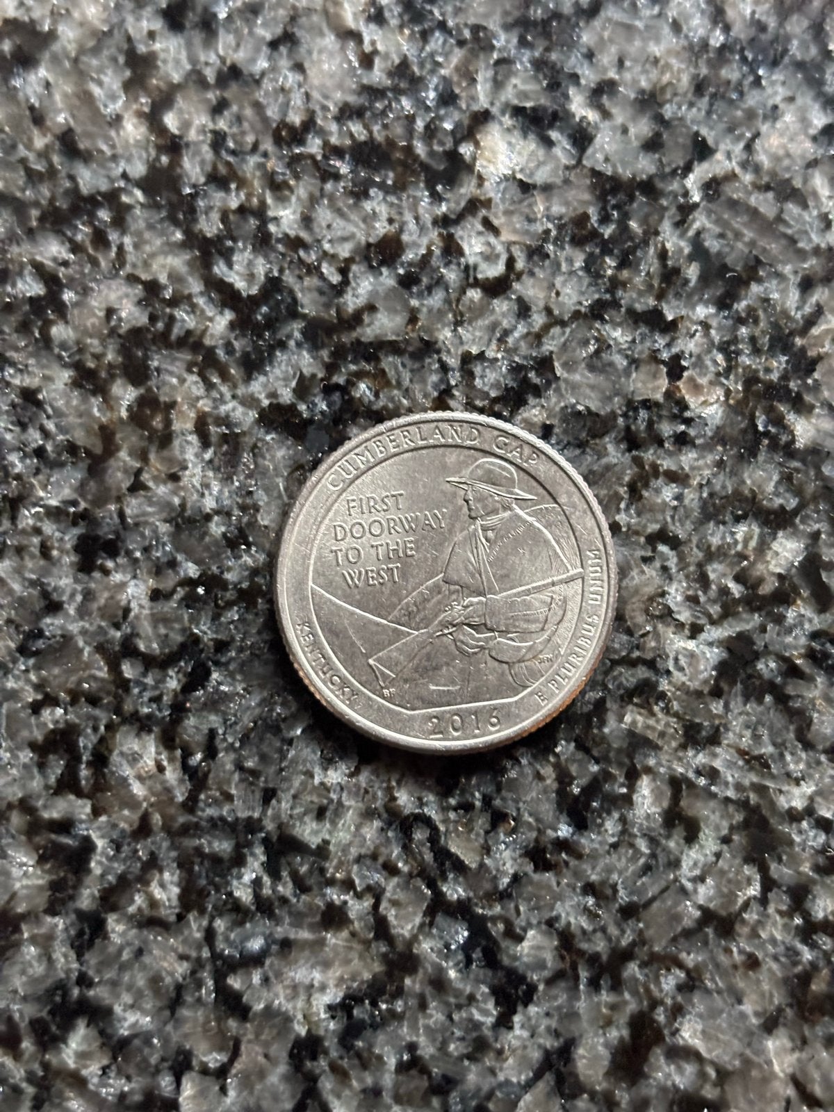 Amerikaanse Quarter Dollar Cumberland Gap 2016, Verzenden, Noord-Amerika, Losse munt