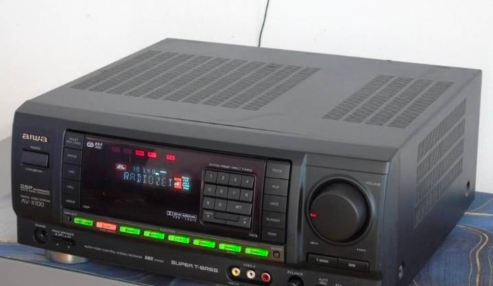 AIWA AV-X100 Receiver - Krachtige Audio/Video Receiver, Ophalen of Verzenden, 60 tot 120 watt