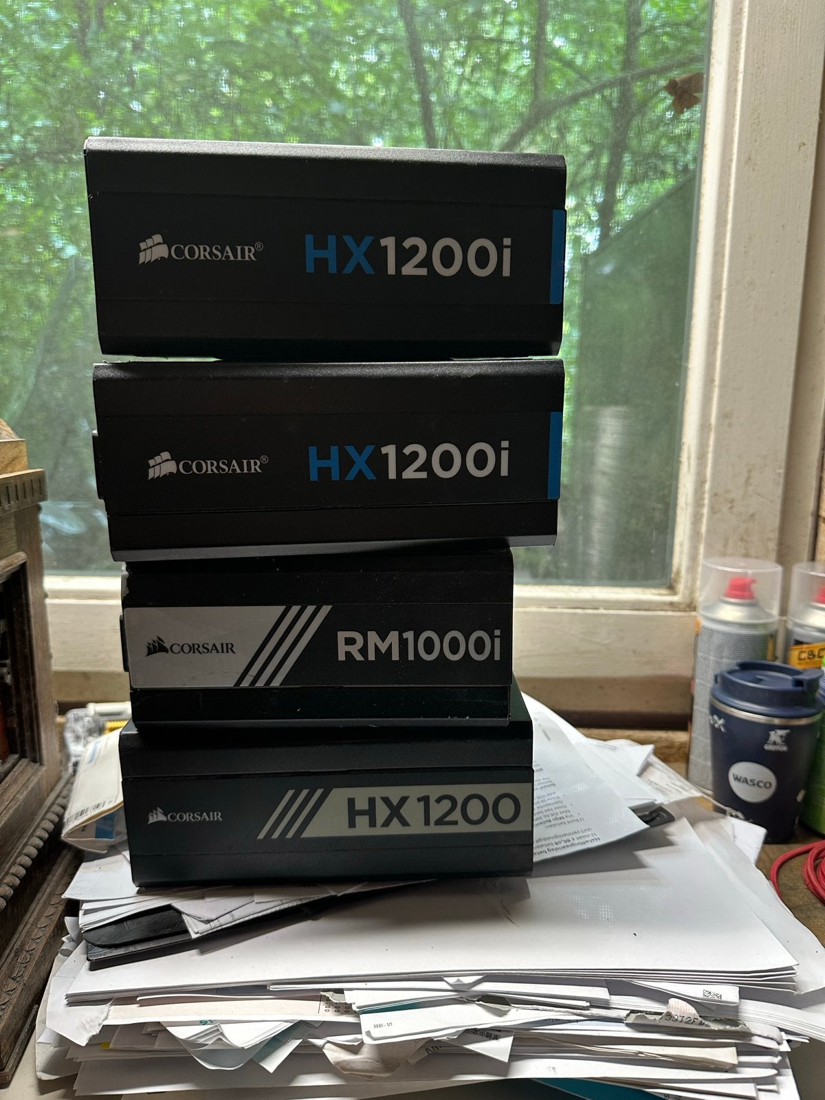 Corsair PC Voedingen - HX1200i, RM1000i, HX1200, Ophalen of Verzenden, Gebruikt