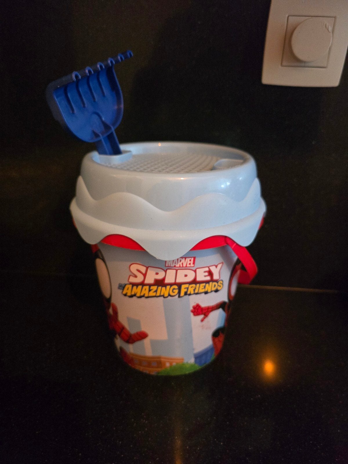 Emmer spiderman, Ophalen of Verzenden, Kunststof