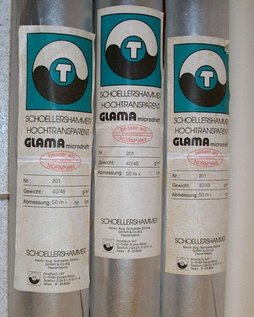Schoellershammer transparant tekenpapier 50mtr x 66cm breed, Ophalen, Nieuw, Minder dan 130 cm