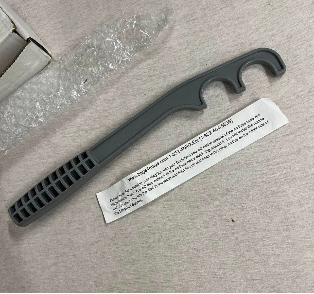 Nikken Magboy staf stok, Slammin Silver DuoWand nieuw grijs, Nieuw, Ophalen of Verzenden, H, H