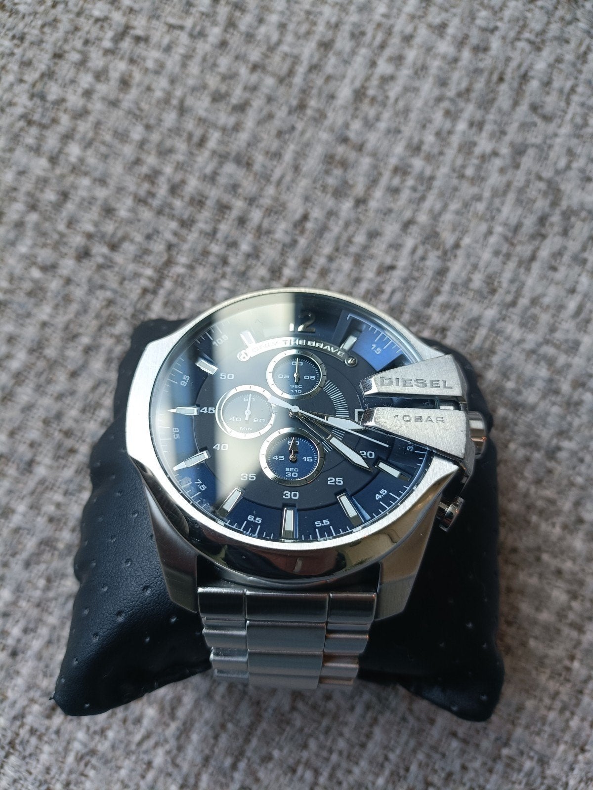 Diesel DZ 4417, Sieraden, Tassen en Uiterlijk, Horloges | Heren, Overige merken, Staal, Gebruikt, Staal