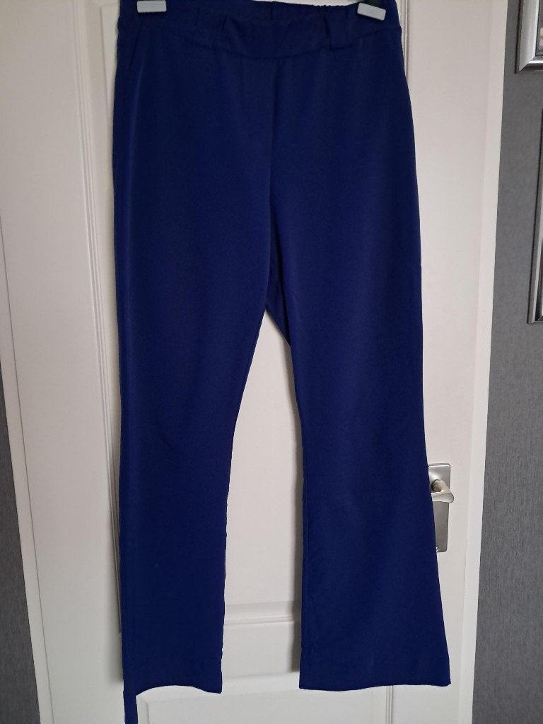 Broek &CO Woman TRAVEL Kleur : Blauw Maat : XL 42, Blauw, Maat 42/44 (L), &Co Woman, Nieuw