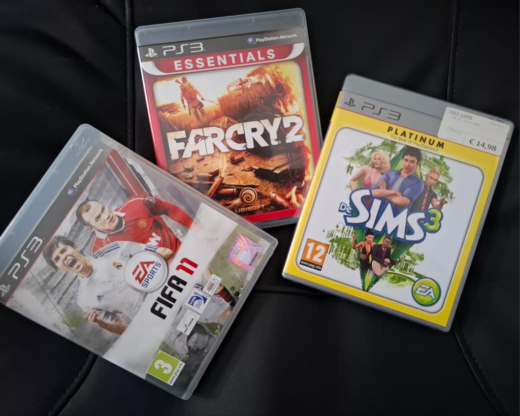 PS3 Games: Far Cry 2, FIFA 11, De Sims 3 ruil mogelijk, Online, Gebruikt, Shooter, 1 speler