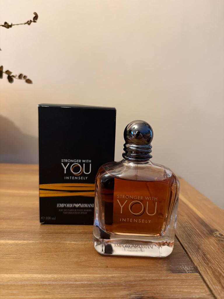 Giorgio Armani Stronger With You Intensely 100ML, Ophalen of Verzenden, Nieuw