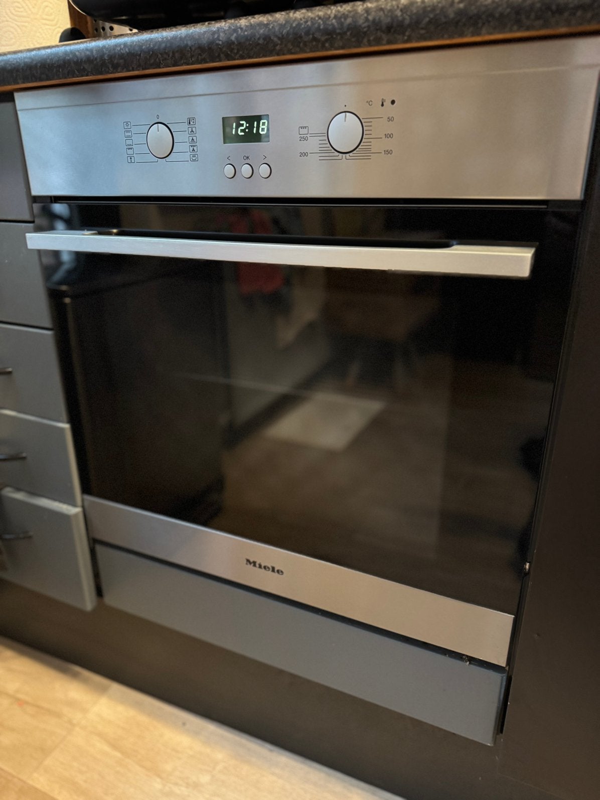 Siemens oven H2161-1B - Werkt perfect, lampje defect, Ophalen, Gebruikt, Siemens, Oven