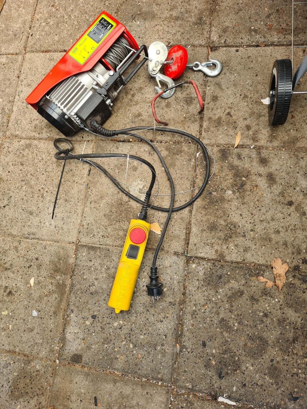 HBM PA 250D Elektrische Takel - 250kg, Ophalen, Gebruikt