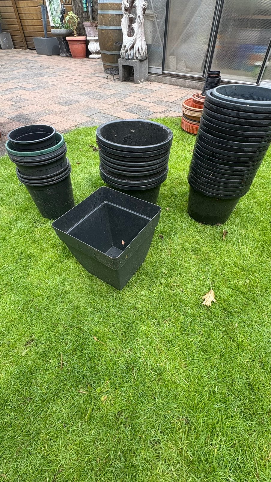 Bloempotten verschillende maten, Rond, Ophalen of Verzenden, Zo goed als nieuw, Aardewerk