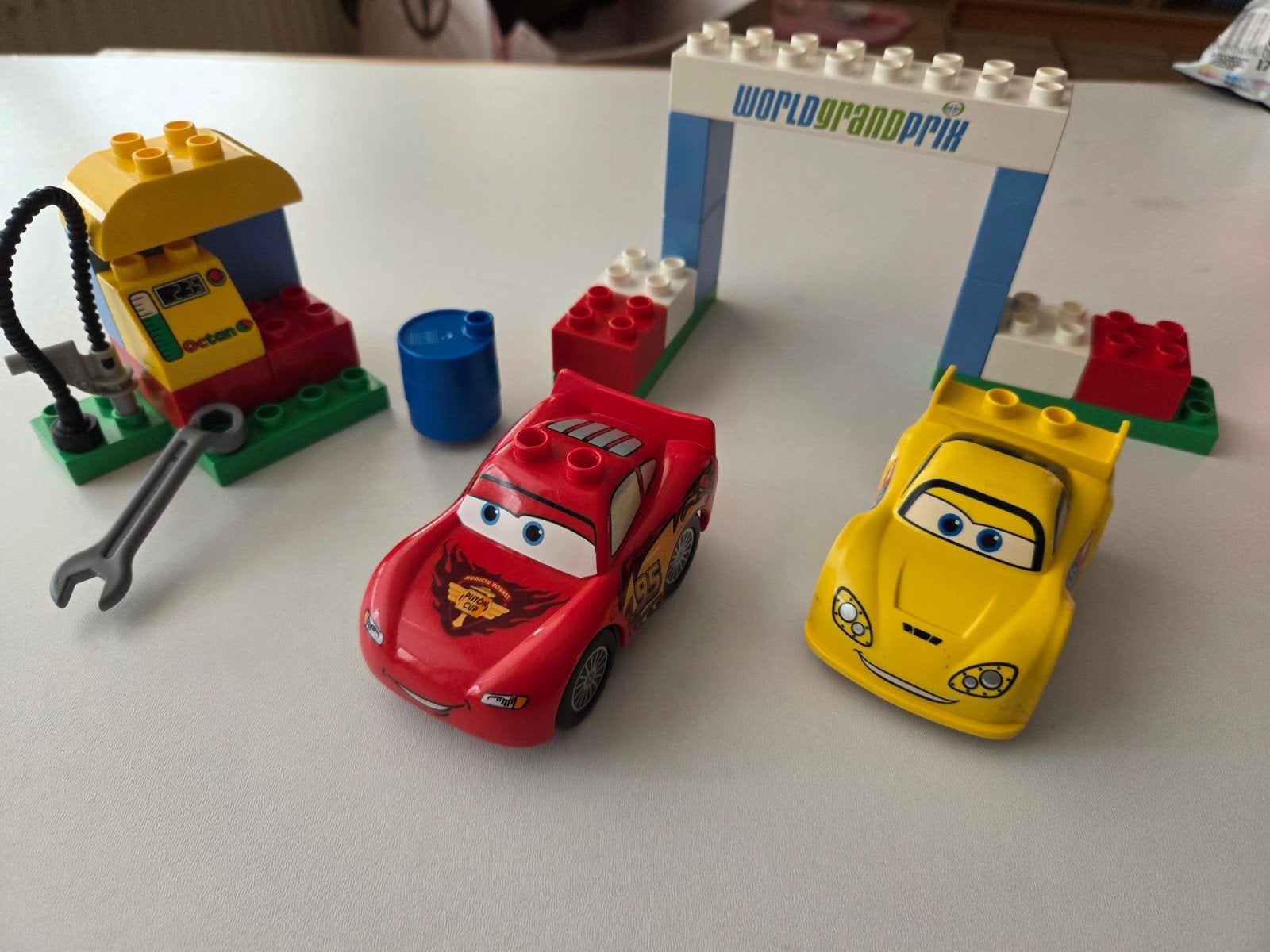 Duplo Cars 6133 - dag van de grote race, Ophalen of Verzenden, Gebruikt, Duplo