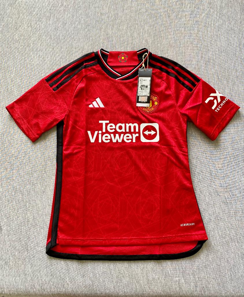 Manchester United 23/24 Thuis Shirt Kids maat 152 van Adidas, Maat XS of kleiner, Ophalen of Verzenden, Nieuw, Shirt