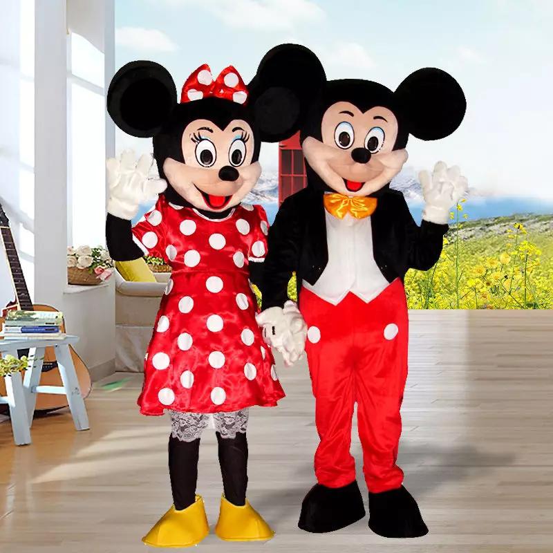 Te huur mascotte mickey mouse minnie mouse, Ophalen of Verzenden, Verjaardag