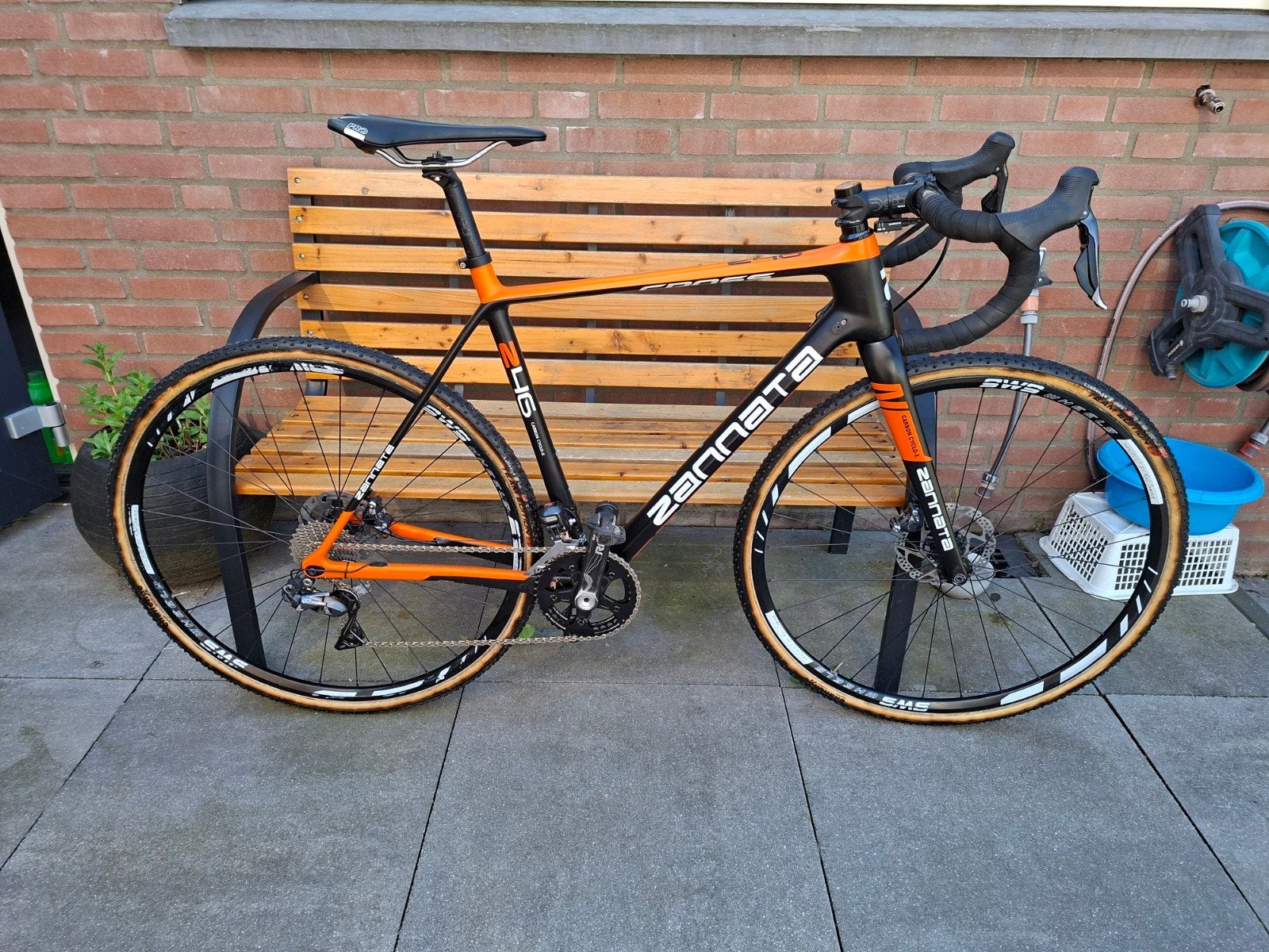 Zannata Z46 cyclocross fiets, Ophalen, Carbon, Meer dan 20 versnellingen, Overige merken