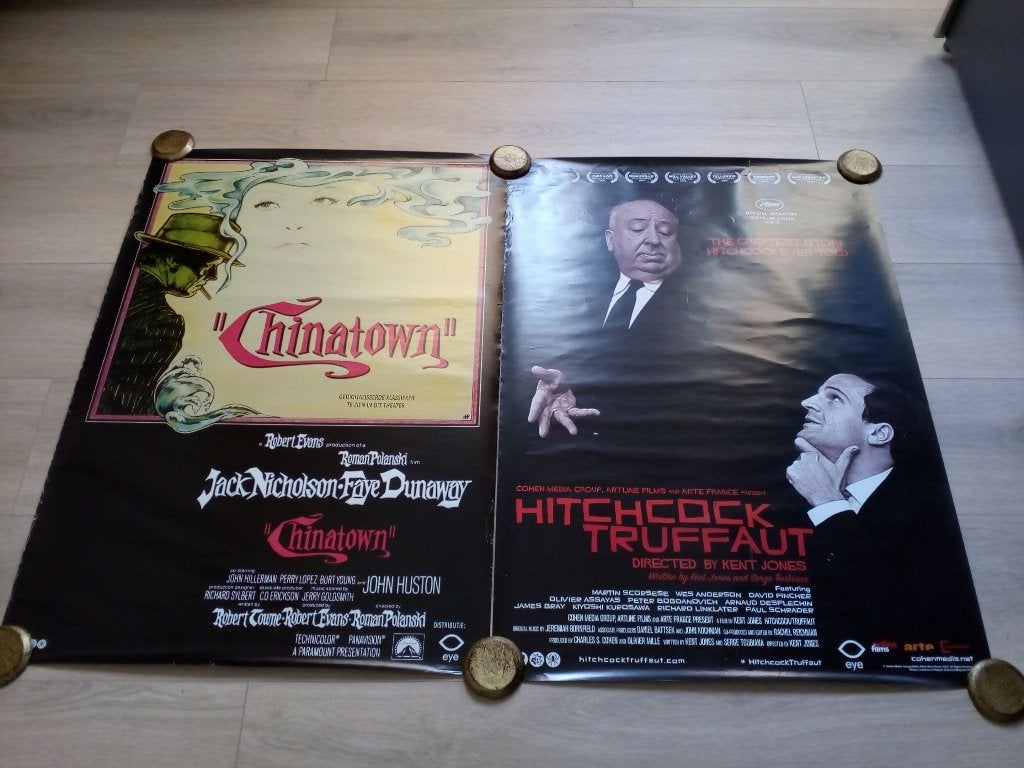 Vintage posters.Hitchcock/Chinatown.Prijs per stuk., Verzamelen, Posters, Ophalen of Verzenden, A1 t/m A3, Film en Tv, Rechthoekig Staand