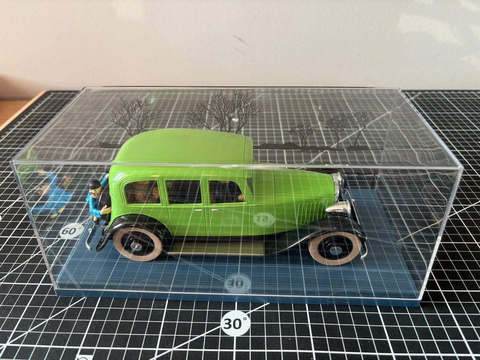 Moulinsart Kuifje Tin Tin auto 1:24 - Nieuwstaat, Hobby en Vrije tijd, Modelauto's | 1:24, Ophalen of Verzenden, Nieuw, Auto