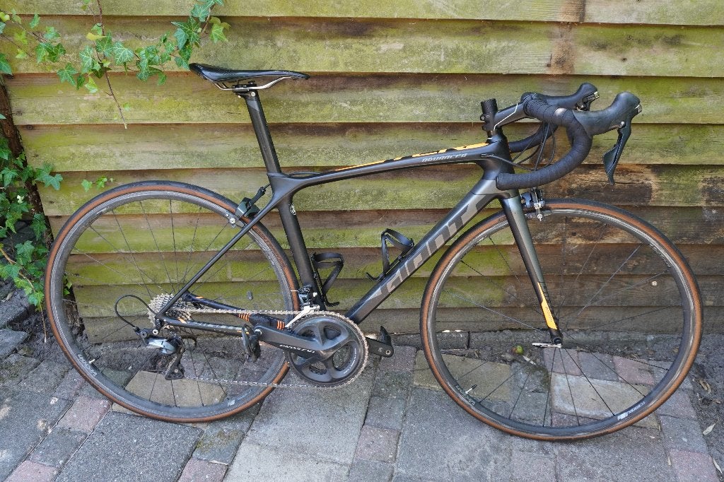 Racefiets Giant TCR Advanced 1, Ophalen, Gebruikt, Carbon, Velgrem