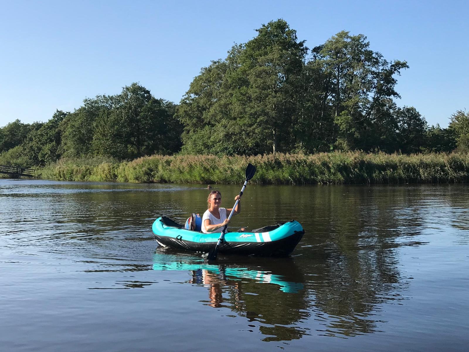 Kayak opblaasbaar (kano), Watersport en Boten, Kajaks, Ophalen, Opblaasbaar, Zo goed als nieuw, 2-persoons