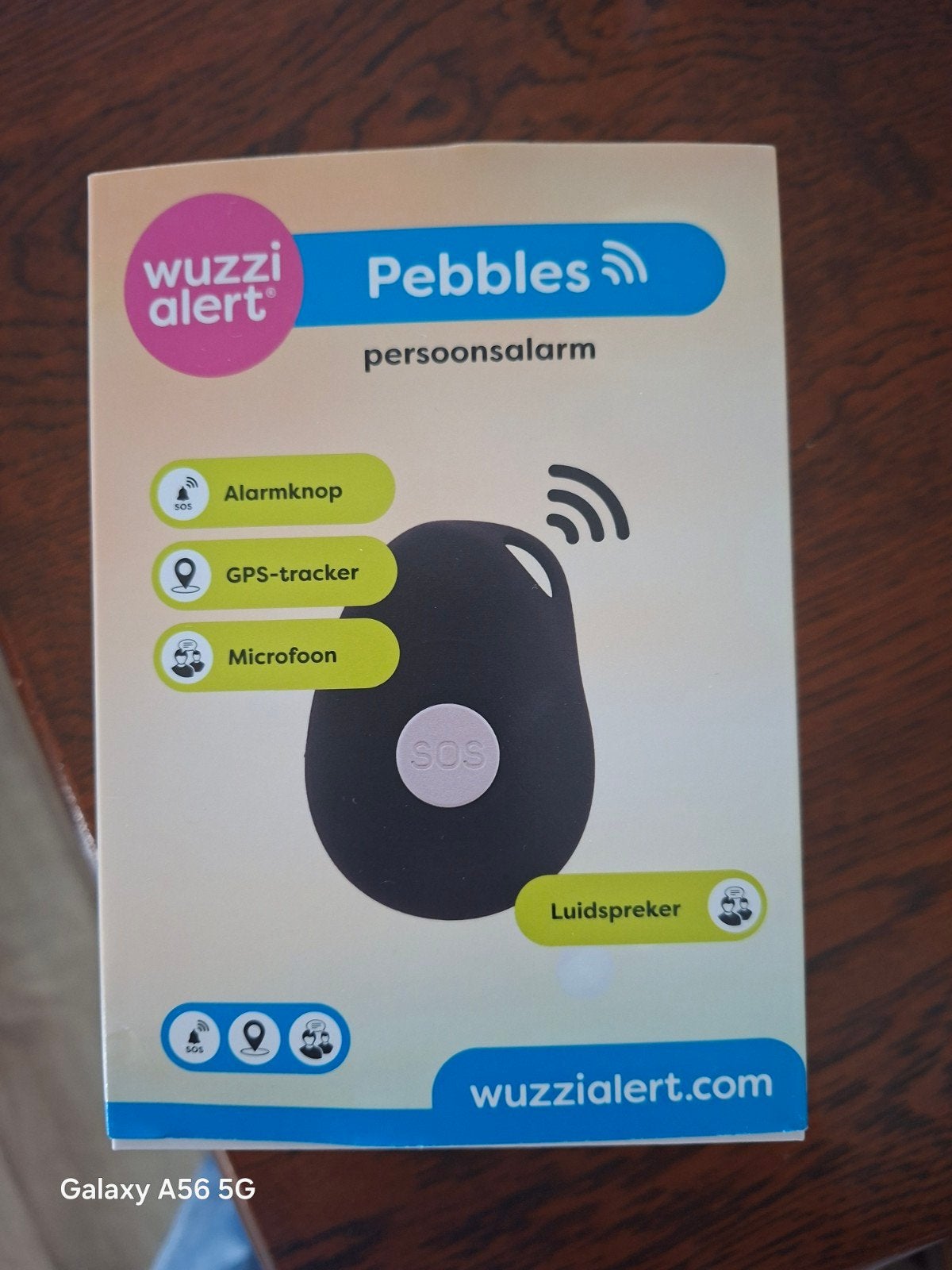 Wuzzi Alert Pebbles Persoonsalarm met GPS-tracker, Diversen, Ophalen of Verzenden