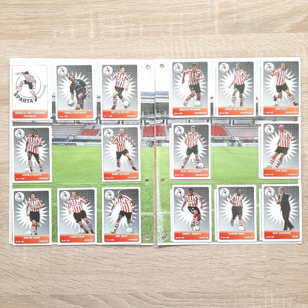 SPARTA Rotterdam voetbalplaatjes seizoen 2007-08 NIEUW staat, Verzenden, Nieuw, Sparta, Poster, Plaatje of Sticker