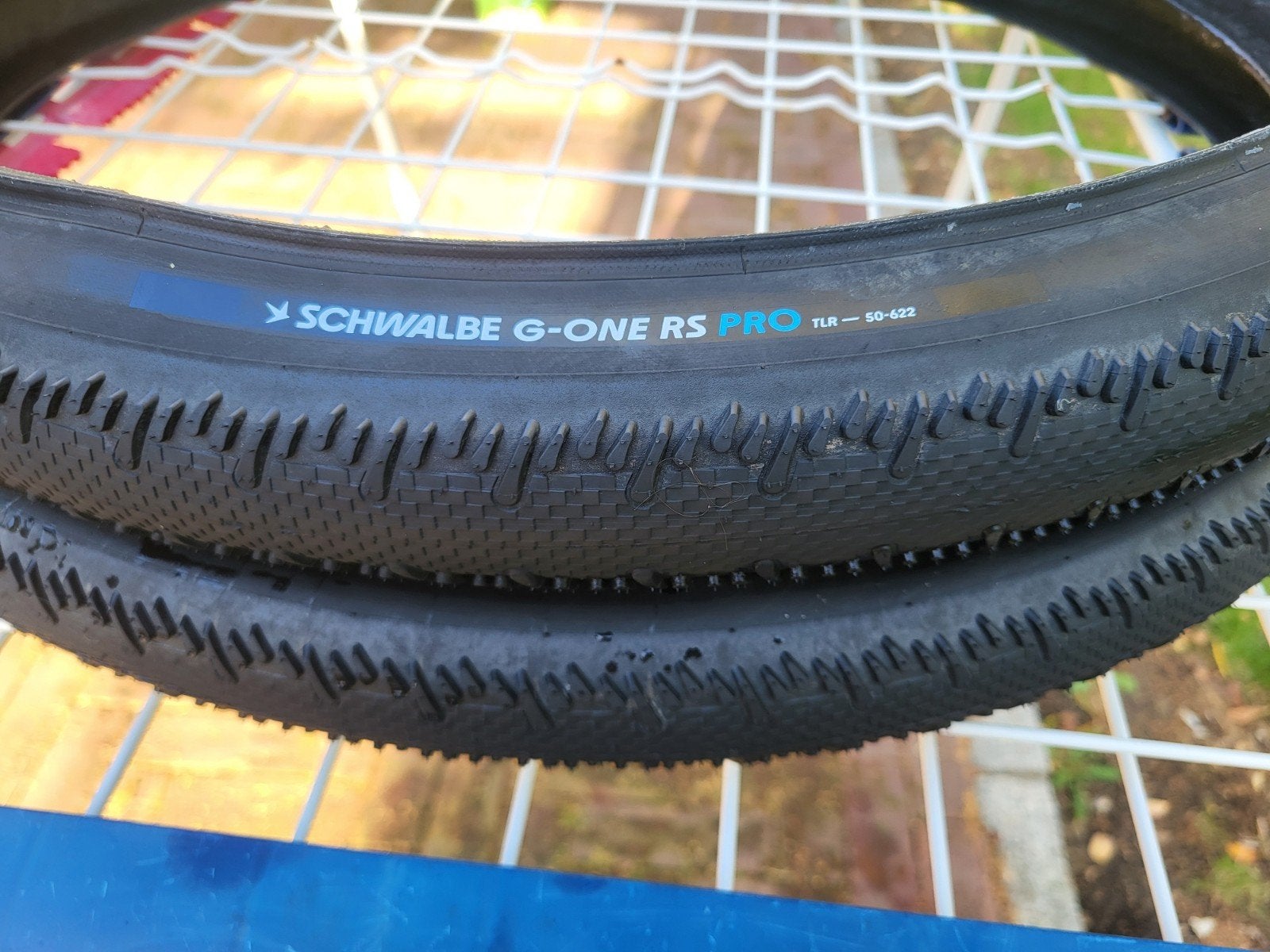 Schwalbe G-One RS Pro 50mm TLR fietsband, Gebruikt, Band, Schwalbe, Gravelbike