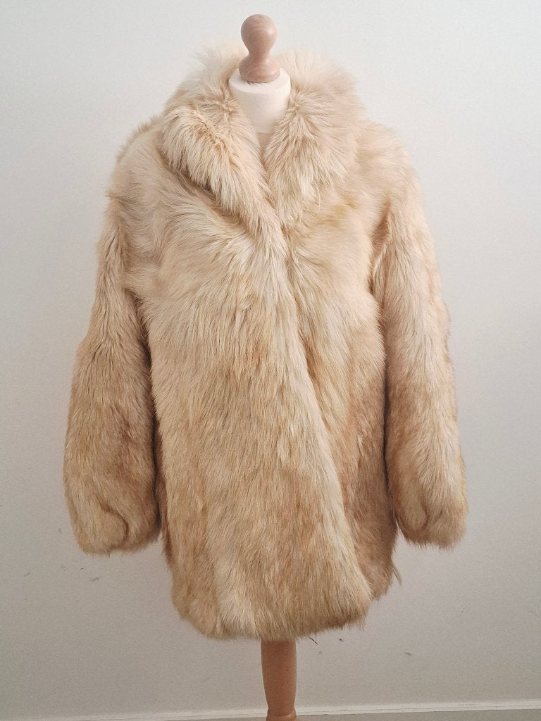 Mooie Bontjas, Kleding | Dames, Verzenden, Beige, Maat 42/44 (L), Onbekend