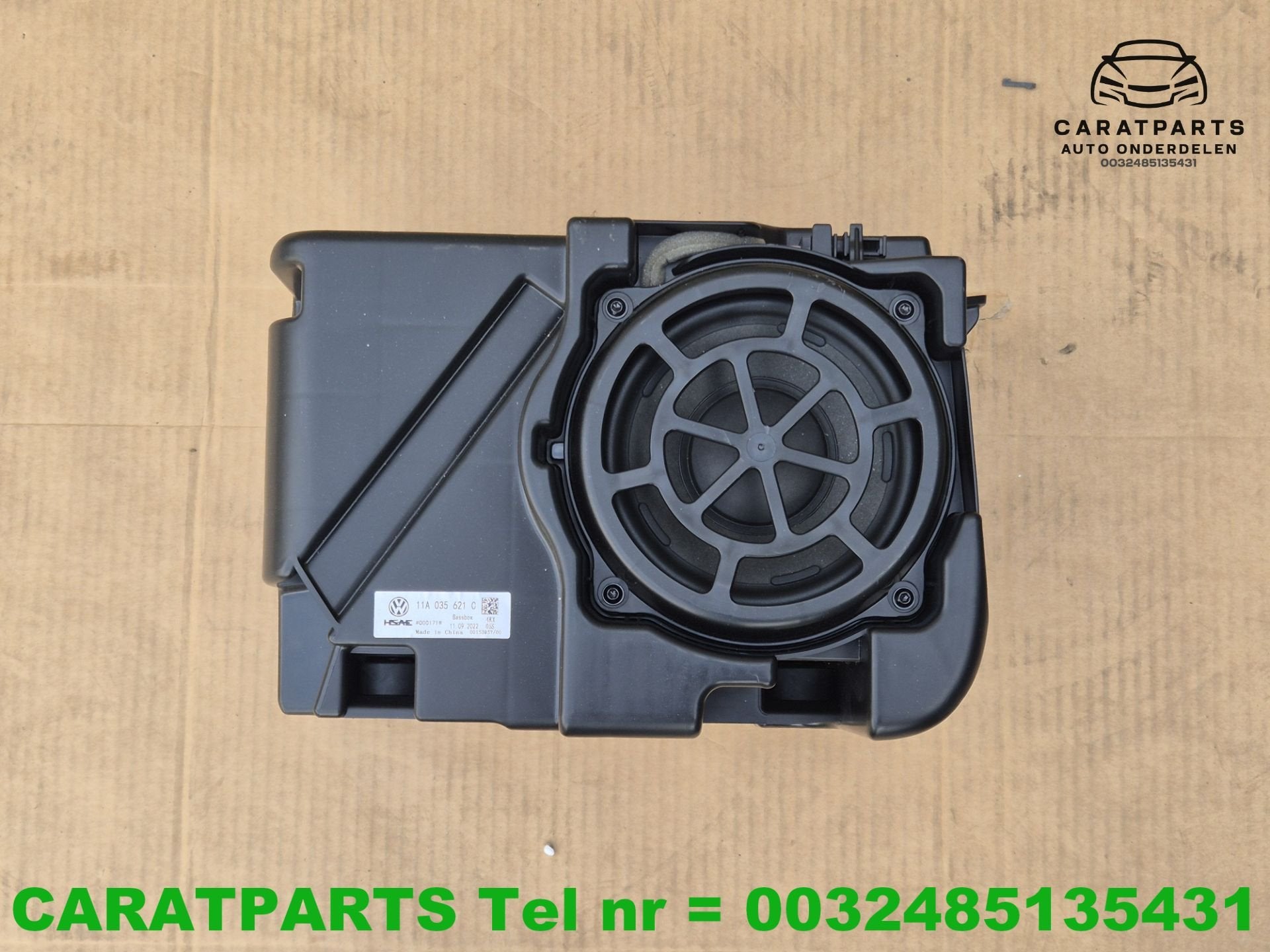 11A035621C Q4 subwwoofer q4 e tron Subwoofer Audi Q4 E-Tron, Gebruikt, AUDI AG, Auto-Union-Strasse 1
85045  Ingolstadt, DE, Kundenbetreuung@audi.de
