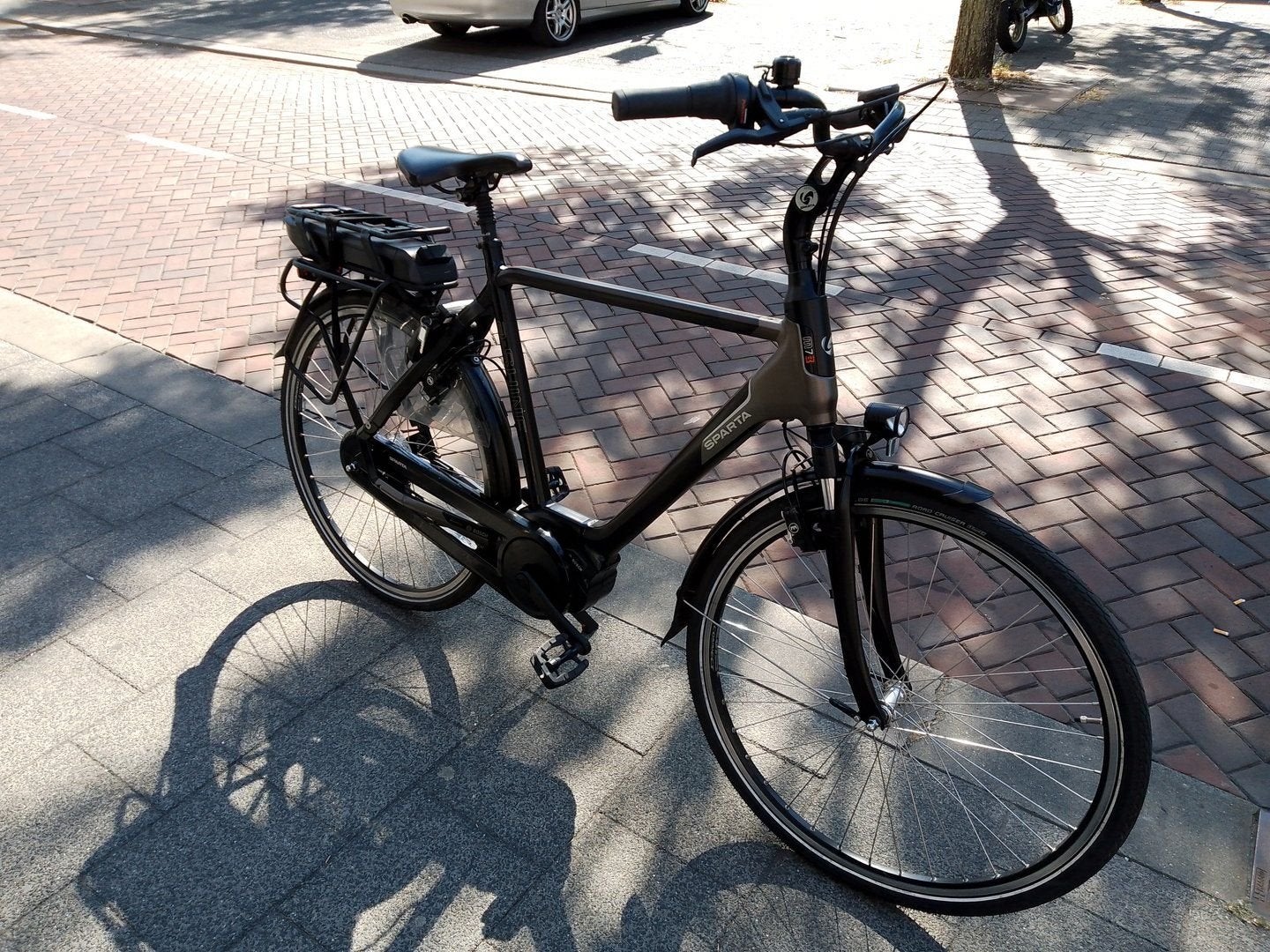 Sparta M7B A-Shine h61 elektrische herenfiets Bosch, Sparta, Gebruikt, -, -