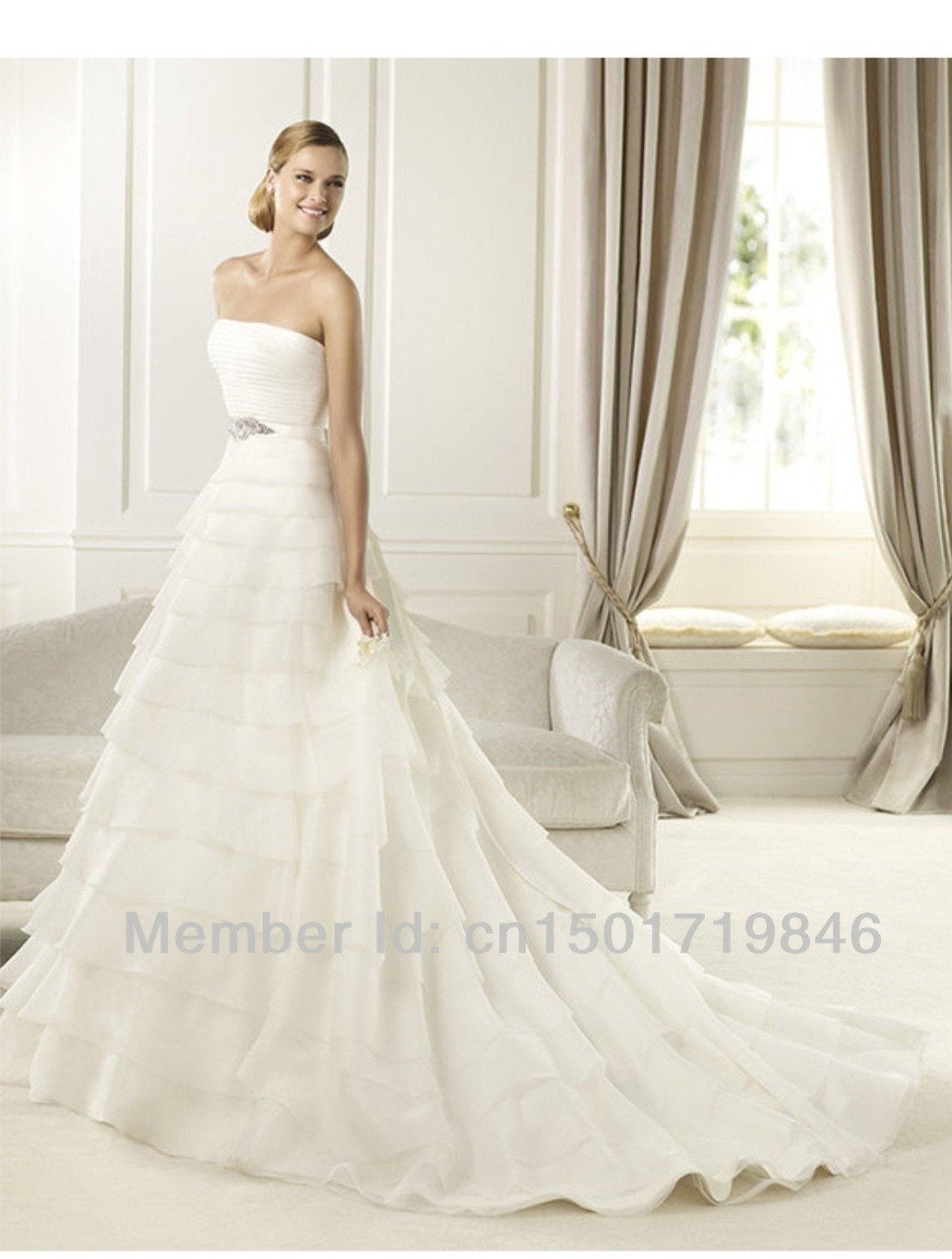 Pronovias trouwjurk - nieuw, elegant en tijdloos, Kleding | Dames, Trouwkleding en Trouwaccessoires, Ophalen, Trouwjurk, Wit, Pronovias