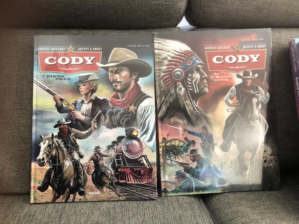 de kiowa oorlog pikes peak 2x cody hc c12, Meerdere stripboeken, Ophalen of Verzenden, Zo goed als nieuw