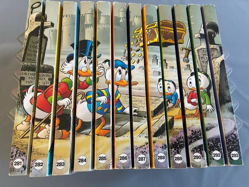 Donald Duck Pockets - op 1-na Complete Serie 281 t/m 293, Complete serie of reeks, Ophalen of Verzenden, Gelezen