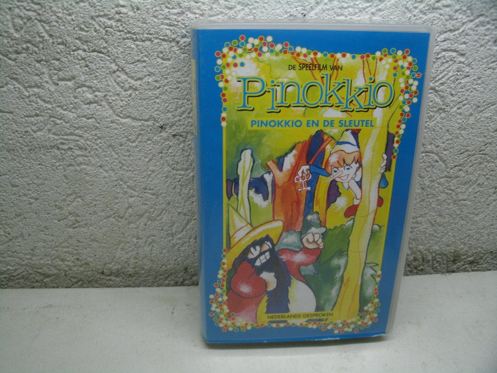 vhs 216a pinokkio en de sleutel, Alle leeftijden, Ophalen of Verzenden, Zo goed als nieuw