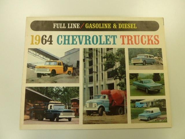 1964 Chevrolet Pickups en Trucks Brochure USA, Ophalen of Verzenden, Gelezen, Chevrolet