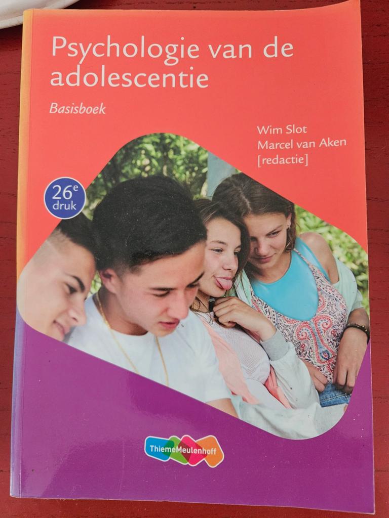 Psychologie van de adolescentie - Basisboek (26e druk), Boeken, Ophalen of Verzenden, Zo goed als nieuw, Ontwikkelingspsychologie