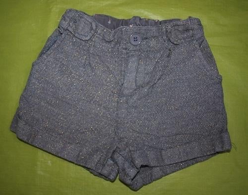 Grijs met Gouden Korte Broek H&M (92), Kinderen en Baby's, Kinderkleding | Maat 92, Broek, Gebruikt, Meisje, H&M