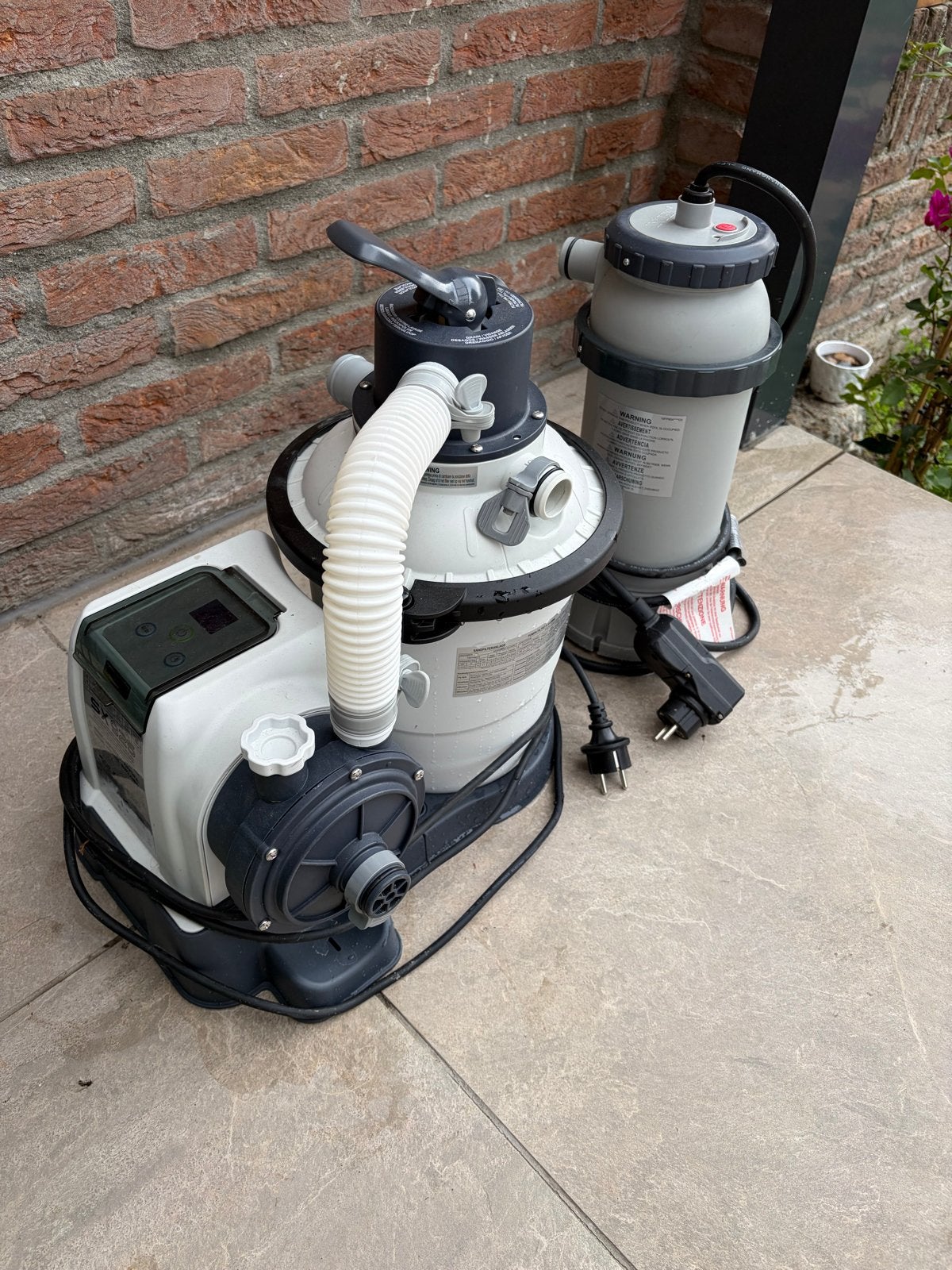 Set: Intex SX925 Zandfilterpomp + 3000W Zwembadverwarming, Tuin en Terras, Zwembad-toebehoren, Ophalen of Verzenden, Zo goed als nieuw