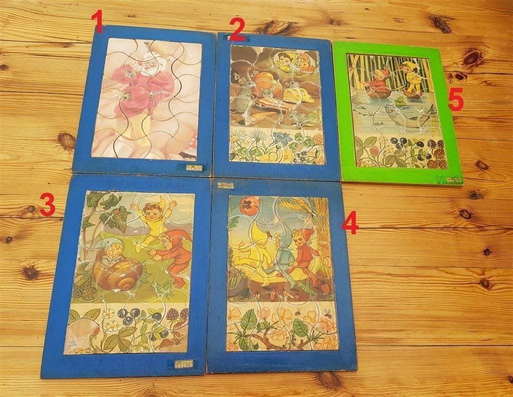 D182 D.P. Luijendijk Den Haag, oude houten puzzels, Ophalen of Verzenden, 500 t/m 1500 stukjes, Gebruikt