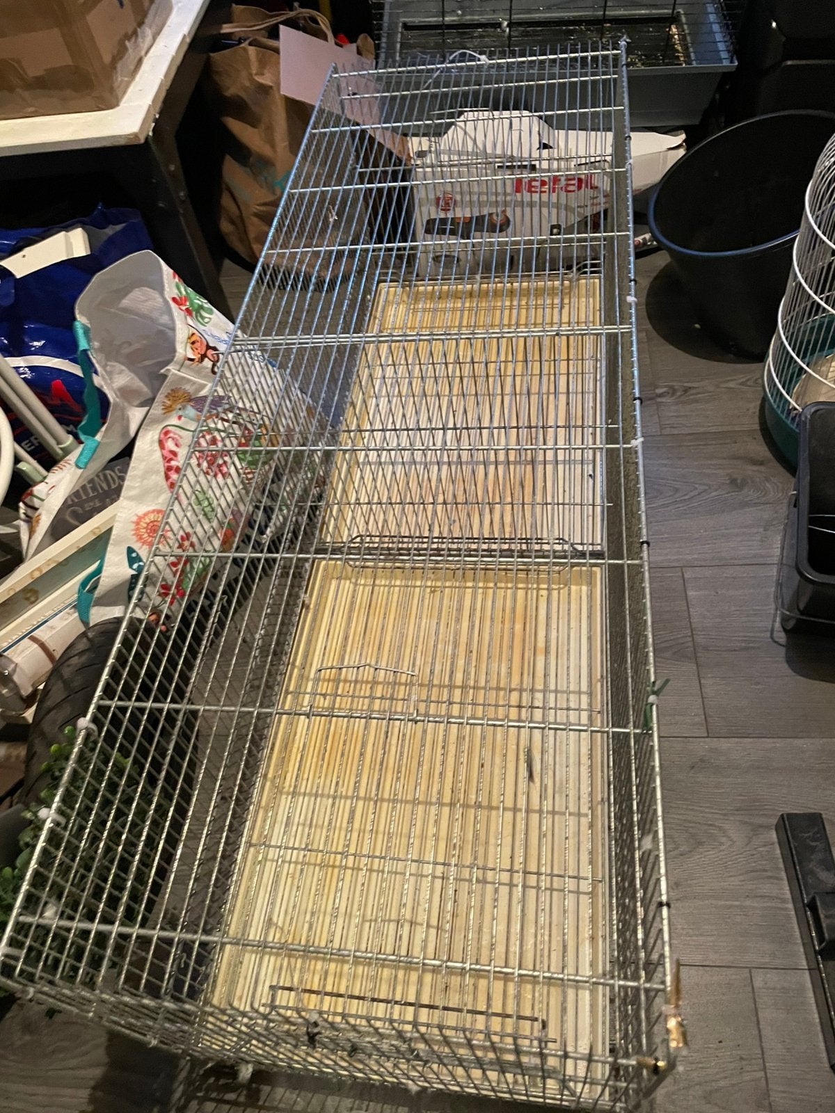 Kweek kooi 120 cm breed, Ophalen of Verzenden, Zo goed als nieuw, Hout, Vogelkooi