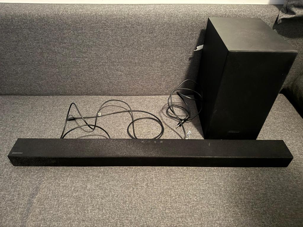 Samsung HW-T420 Soundbar + Subwoofer Set, Ophalen, Bluetooth, Zo goed als nieuw