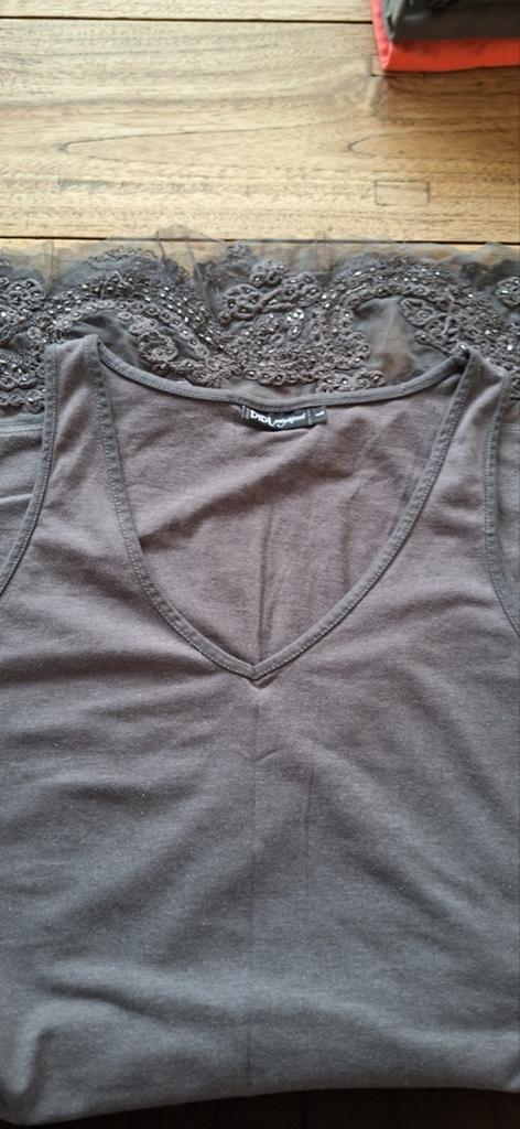 Didi slipdress l, Kleding | Dames, Ophalen of Verzenden, Zo goed als nieuw, Grijs