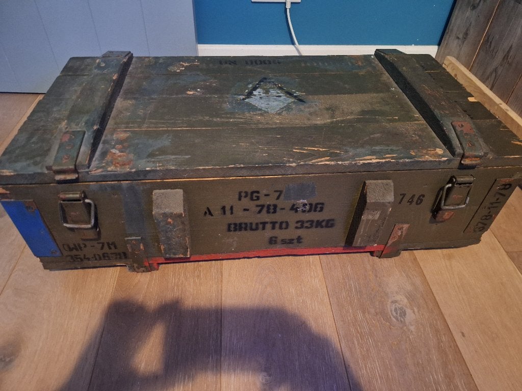 Leger kist, Ophalen, Landmacht, Nederland, Kist of Geocache