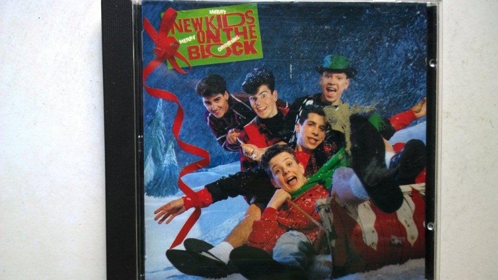 New Kids On The Block ‎- Merry, Merry Christmas, Ophalen of Verzenden, Zo goed als nieuw, Kerst, Album