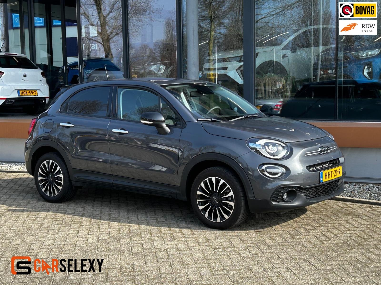Fiat 500 X 1.5 Hybrid |130 PK|DCT Dolcevita | Automaat, Auto's, Dealer onderhouden, Gebruikt, Zwart, 4 cilinders